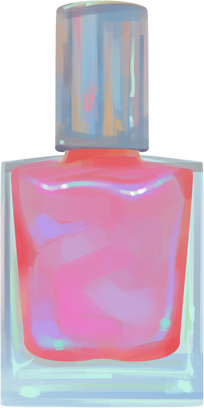 Dreamy Soft Painterly Holographic Nail Polish